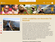 Tablet Screenshot of erlebe-suedafrika.de